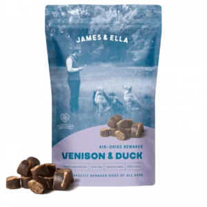 James & Ella Air-Dried Chicken & Herb Dog Treats, 6 x 70g